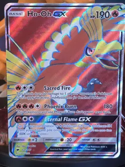 Pokemon Ho-Oh GX TCG Card 131/147 Full Art Ultra Rare Burning Shadows - Image 1