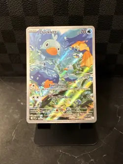 Pokemon Ducklett #109/086 White Flare Scarlet & Violet Japanese NM TCG Card - Image 1