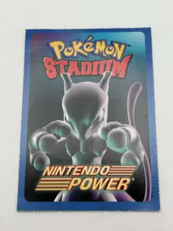 2000 Nintendo Power Pokemon Stadium Mewtwo Insert Card. Extremely Rare! 💎 - Image 1