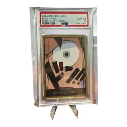 2024 ONE PIECE JAPANESE PRB01 MONKEY D. LUFFY-GOLD DON!! CARD PSA 10 - Image 1