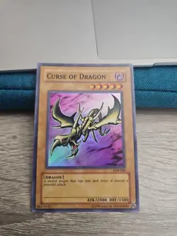 Curse of Dragon LOB-066 Super Rare Unlimited Card NM - Image 1