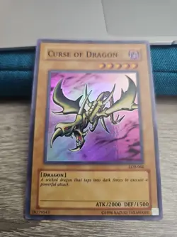 Curse of Dragon LOB-066 Super Rare Unlimited Card NM - Image 2
