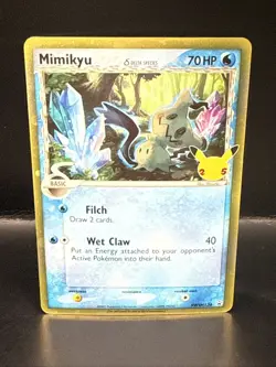 Pokemon Card TCG - Mimikyu Delta Species SWSH136 Promo Celebrations A - Image 3