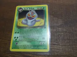 Dark Arbok Pokemon TCG WOTC Team Rocket NON- Holo Rare Card 19/82 LP - Image 1