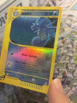 2003 Pokemon Aquapolis Reverse Holo 2 Card Lot Goldeen #78 & Seadra #58 NM/LP - Image 2