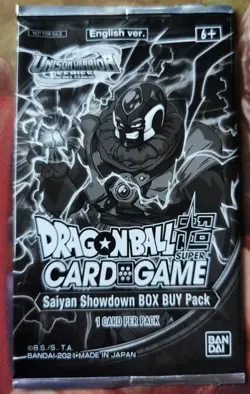 Dragonball Super Card Game Promo Booster Saiyan Showdown BOX BUY 2021 EN NEU OVP - Image 1
