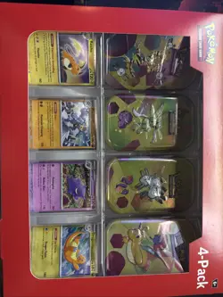 Pokemon Scarlet & Violet Mini Tins 4 Promo Cards 151 Series - Image 1