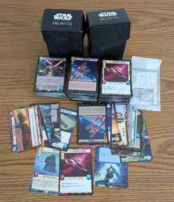 Star Wars Unlimited Bulk Lot 300+ Cards C/UC/R/L Mix Of Foil/Hyperspace - LOF ++ - Image 1