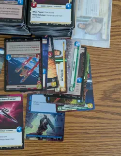 Star Wars Unlimited Bulk Lot 300+ Cards C/UC/R/L Mix Of Foil/Hyperspace - LOF ++ - Image 3