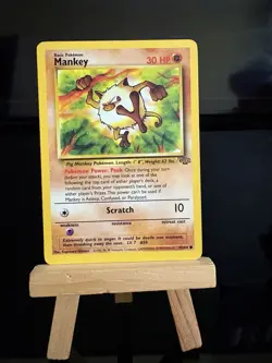 MANKEY - 55/64 Jungle Set - LP WotC - Regular Common - Pokemon TCG Card - Image 1