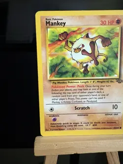 MANKEY - 55/64 Jungle Set - LP WotC - Regular Common - Pokemon TCG Card - Image 2