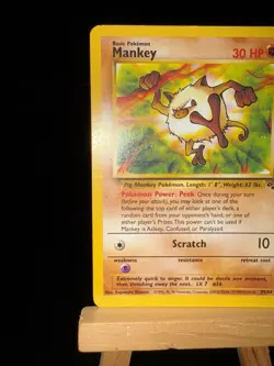 MANKEY - 55/64 Jungle Set - LP WotC - Regular Common - Pokemon TCG Card - Image 5