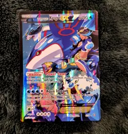 Pokemon TCG Team Aqua's Kyogre-EX Double Crisis Holo Card 6/34 - Image 1