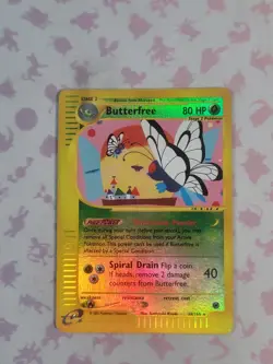 Pokemon TCG Butterfree Expedition Base Set Holo Card 5/165 Rare MP Holo - Image 1