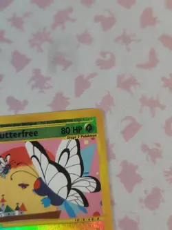 Pokemon TCG Butterfree Expedition Base Set Holo Card 5/165 Rare MP Holo - Image 4