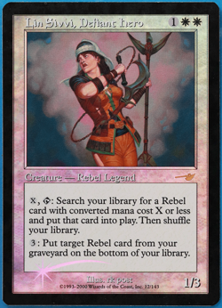 Lin Sivvi, Defiant Hero FOIL Nemesis HP/DAMAGED CARD (506277) ABUGames - Image 1