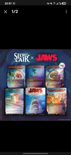 MTG Secret Lair JAWS Terror of Amity Foil Edition SLD Mgiac - Image 1