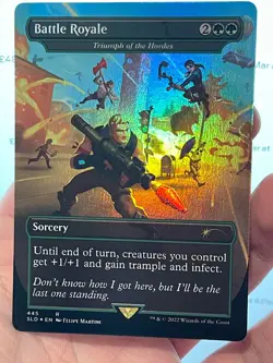 1X FOIL Battle Royale Triumph of the Hordes MINT MTG Magic Fortnite Secret Lair - Image 3