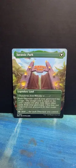 Magic The Gathering Jurassic world collection Welcome to... Borderless - Image 2