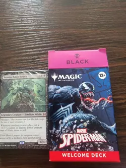 Magic The Gathering Spider-Man Welcome Deck NYCC 2025 Hasbro - Black Deck MTG - Image 1