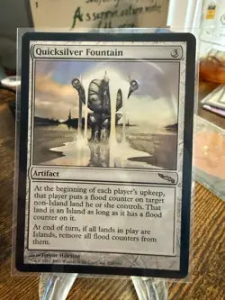 Magic the Gathering MTG Quicksilver Fountain - Mirrodin - Image 1