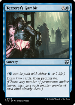 Tezzeret's Gambit #194 | Near Mint | Modern Horizons 3 Commander Magic MTG - Image 1