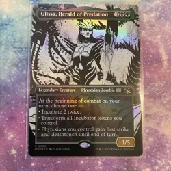 Glissa, Herald of Predation (FOIL) x1 - MTG March of the Machine MOM #308 - Image 1