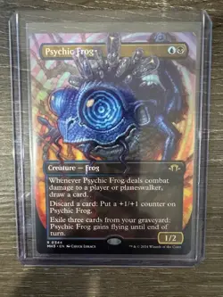 Magic The Gathering Modern Horizons 3 Borderless Psychic Frog #0344 - Image 1