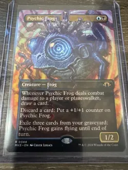 Magic The Gathering Modern Horizons 3 Borderless Psychic Frog #0344 - Image 2