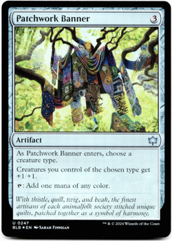 Patchwork Banner (Foil) - [Bloomburrow] MTG Magic - NM/Mint - Image 3