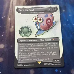 Gary, The Snail Borderless Foil MTG Single, Secret Lair, Mythic 1929 NM - Image 1