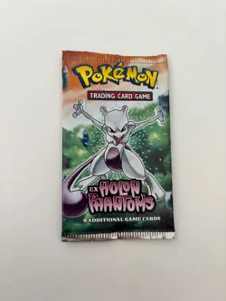 1x Pokemon Ex Holon Phantoms Booster Pack - Mewtwo Artwork - Sealed - Image 1