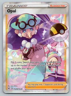 Pokemon TCG Opal Lost Origin Trainer Gallery TG28/TG30 Holo Ultra Rare - Image 1
