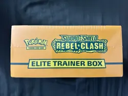 Pokemon Elite Trainer Box ETB Sword & Shield Rebel Clash Sealed New - Image 5