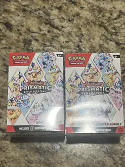 X2 Pokemon TCG Prismatic Evolution Scarlet and Violet Booster Bundle - Sealed ✅ - Image 1