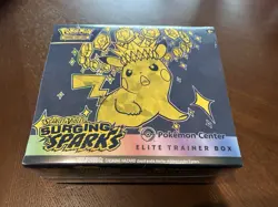 TCG Surging Sparks Pokemon Center Elite Trainer Box Factory Sealed ETB New - Image 1