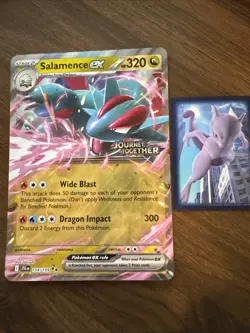 Pokemon Salamence EX 114/159 Journey Together Stamped Promo Holo JUMBO - Image 1