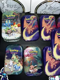 pokemon kanto power mini tin charizard. EMPTY Tins LOT 151 Shining Fates - Image 4