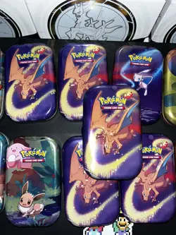 pokemon kanto power mini tin charizard. EMPTY Tins LOT 151 Shining Fates - Image 5