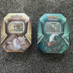 Pokemon TCG Tins Darkrai & Slaking Lot Of 2 Tins SEALED - Image 1