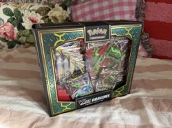 Pokemon VMAX Dragons Premium Collection Box Rayquaza New Sealed Evolving Skies - Image 2