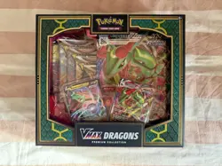 Pokemon VMAX Dragons Premium Collection Box Rayquaza New Sealed Evolving Skies - Image 4