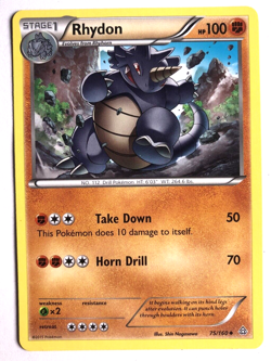 Rhydon 75/160 XY Primal Clash Pokemon Uncommon Regular NEAR MINT NM - Image 1