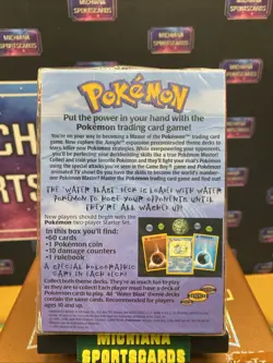 Pokemon TCG Water Blast Jungle Theme Deck Sealed - Wizards of The Coast (1999) 742818060691 - Image 2