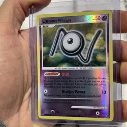 Unown [N] 69/132 Reverse Holo Secret Wonders Pokemon TCG LP Nintendo Uncommon - Image 2