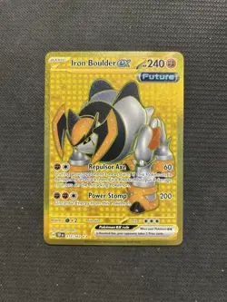 Pokemon TCG Iron Boulder ex 217/162! NM Condition! See Description! - Image 1