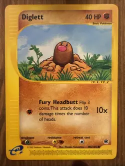 Pokemon TCG Diglett Expedition Base Set 106/165, GRADEABLE CONDITION - Image 1