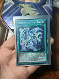 Yugioh Vision With Eyes Of Blue Secret Rare 1st Edition NM MP23 - Image 2