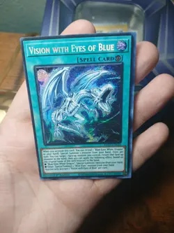 Yugioh Vision With Eyes Of Blue Secret Rare 1st Edition NM MP23 - Image 3