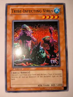 Yugioh - Tribe-Infecting Virus (SD4-EN007) - 1st - Common - LP - Image 1
